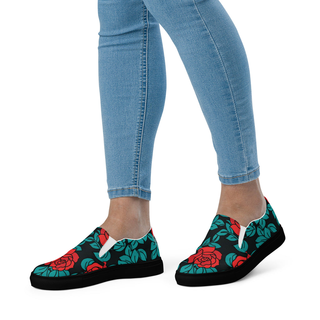 Melivero Damen Slip-On Schuhe – Canvas Slipper | Leicht & Bequem | EU 35,5–44,5 Melivero
