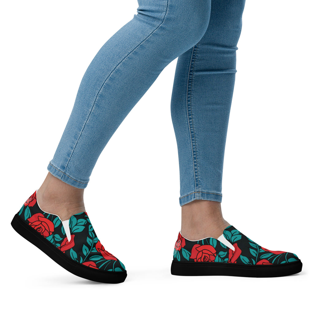 Melivero Damen Slip-On Schuhe – Canvas Slipper | Leicht & Bequem | EU 35,5–44,5 Melivero