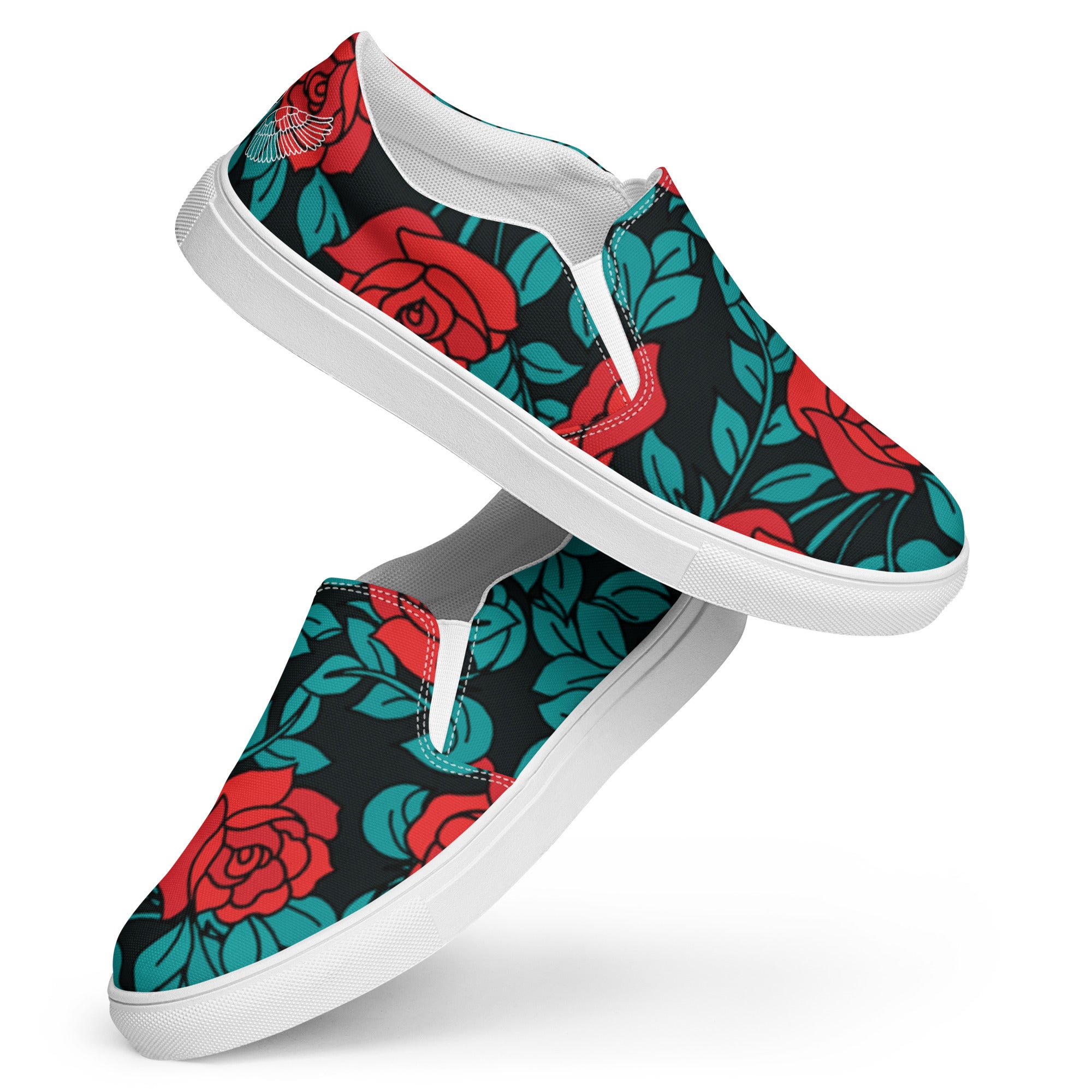 Melivero Damen Slip-On Schuhe – Canvas Slipper | Leicht & Bequem | EU 35,5–44,5 Weiß Melivero